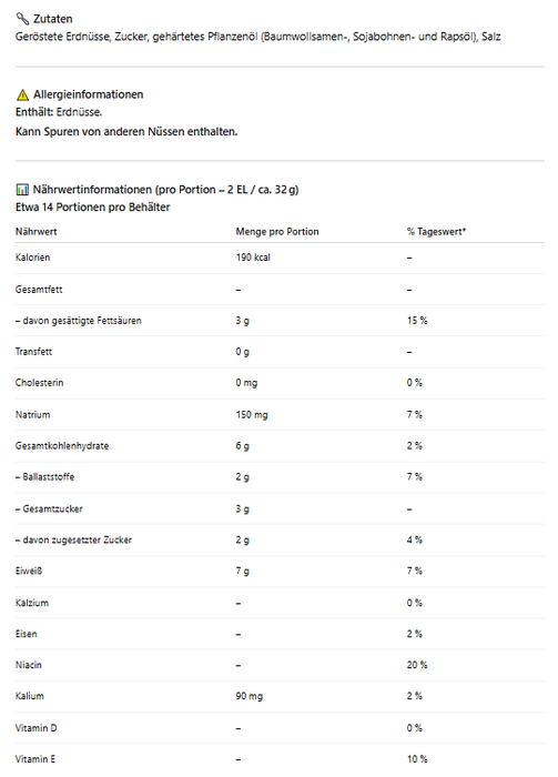 1x Skippy – Creamy Erdnussbutter | 454 g | Klassischer cremiger Erdnussaufstrich