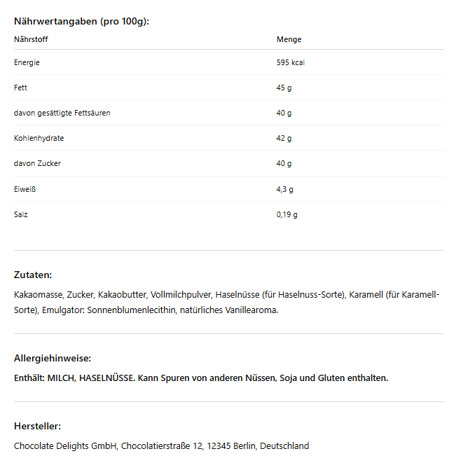 Truffles – Edle Trüffelpralinen mit Kakaopuder | 150g | Nature, Haselnuss oder Karamell