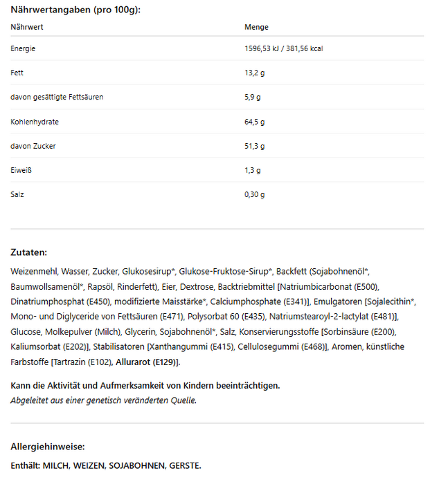 HOSTESS Zingers - Iced Vanilla Cake with Creamy Filling - 10 Stück in 360g Packung