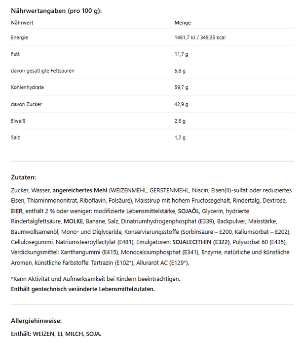 Hostess Banana Twinkies – 385 g (Packung mit 10 Stück) | Kult-Snack aus den USA | Weicher Bananen-Biskuit mit cremiger Füllung