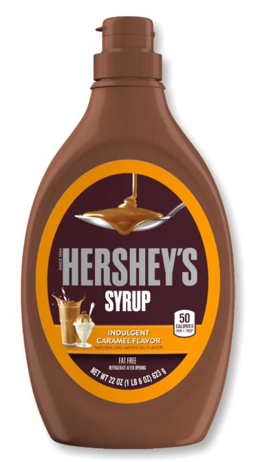 Hershey’s Caramel Syrup – 623 g | Karamellsirup für Desserts, Getränke & Backen | Glutenfrei & Koscher | Original Hershey’s Geschmack