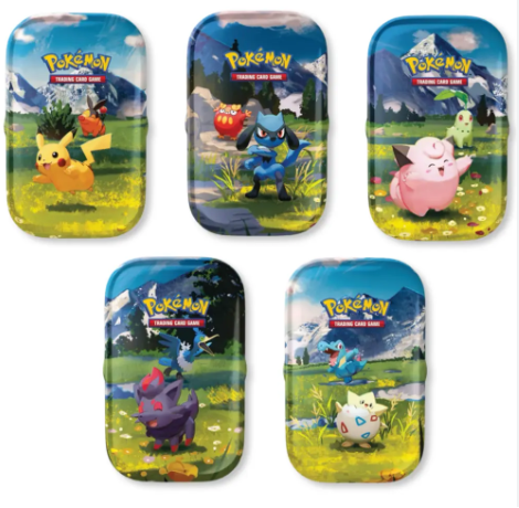 Pokémon ME02.5 Mini-Tin – Erhabene Helden – 2 Booster – Deutsch – Zufälliges Design – Neu & OVP