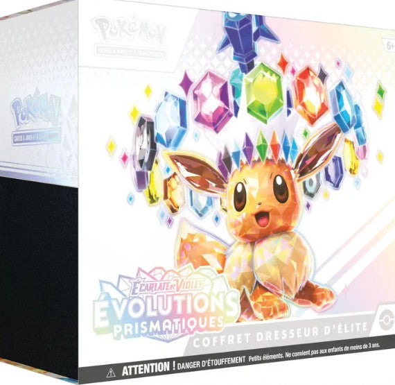 Prismatic Evolution in French Language 1 Case = 10 Elite trainer boxes in French
