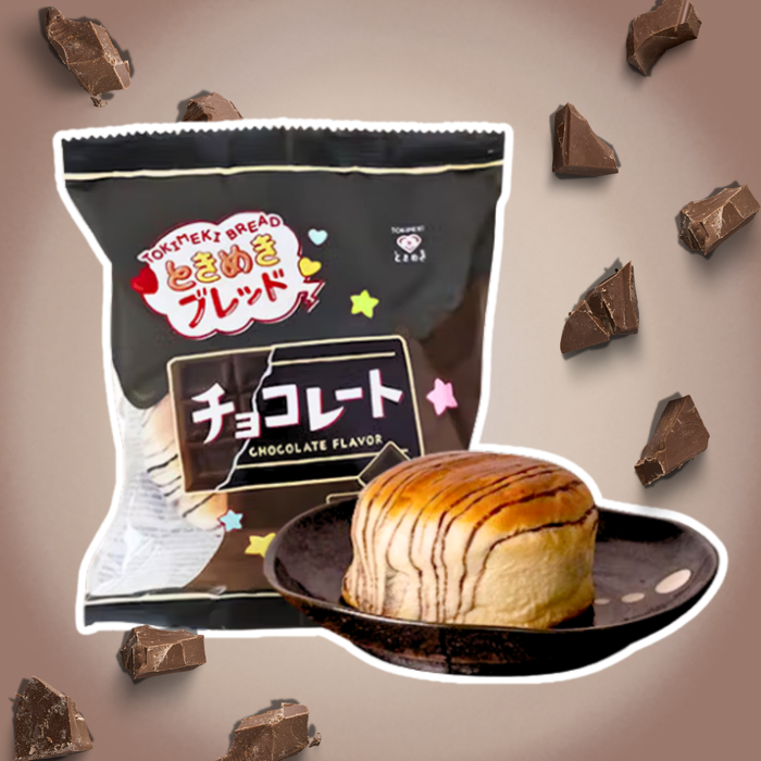 Tokimeki Japanese Bread Chocolate – Japanisches Milchbrot mit Schokoladengeschmack – 70 g