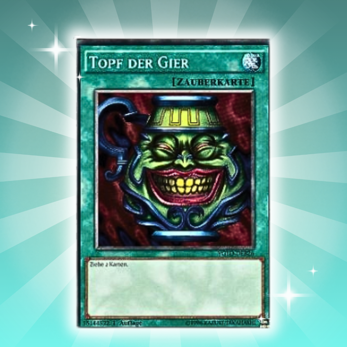 Yu-Gi-Oh! – Pot of Greed (Topf der Gier) YGLD-DEB26 | Common | German Version