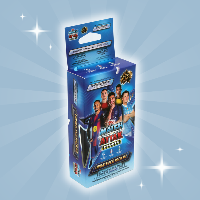 UEFA Champions League Match Attax – Update Eco Pack 2 Star Ballers 2025/2026