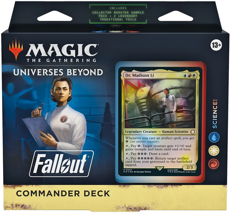 Magic: The Gathering – Fallout Commander Deck Display (4 Decks) – Englisch