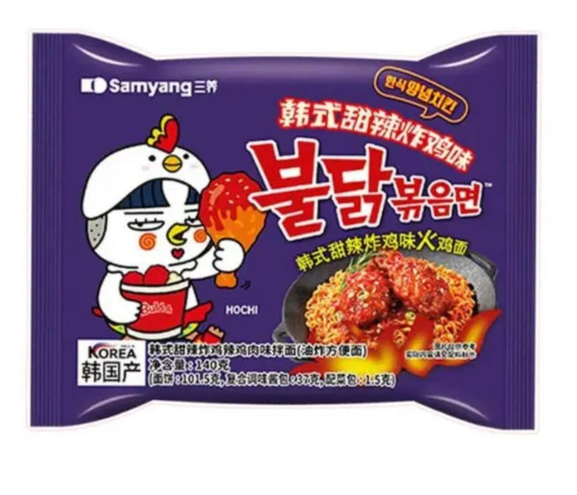 Samyang Buldak Fried Chicken 140 g – Koreanische Instant Nudeln süß & scharf | Limitierte Edition (Kopie)