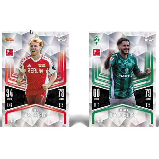 TOPPS Bundesliga Match Attax 24/25 – Starterpack mit 17 Karten, Sammelmappe, Magazin & Spielfeld