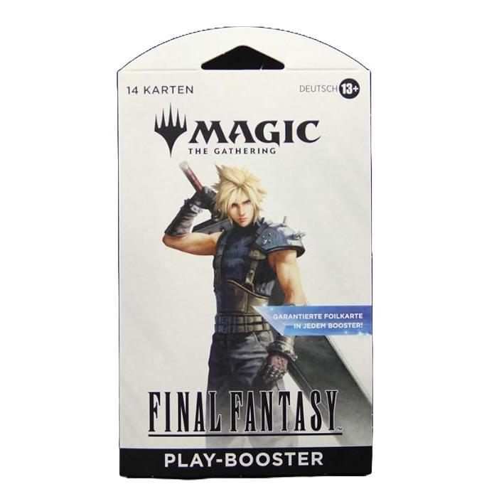 Magic the Gathering: FINAL FANTASY Sleeved Play Booster (Deutsch) – 14 Karten inkl. Foil – MTG x Final Fantasy + Heartforcards® Versandschutz