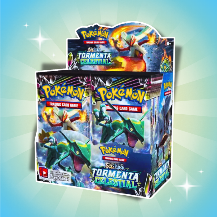 Pokémon Sol y Luna: Tormenta Celestial Caja de Sobres (Booster Box) Español – 36 Sobres Sellados