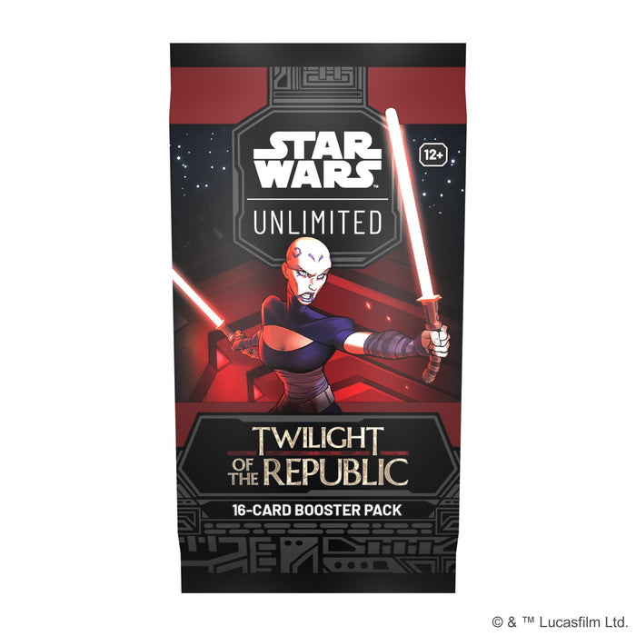 Fantasy Flight Games - Star Wars: Unlimited TCG Twilight of The Republic Booster Display (24 Booster Packs) - Trading Card Game für Kinder und Erwachsene, Alter 12+, 2+ Spieler, 20 Minuten, Englisch