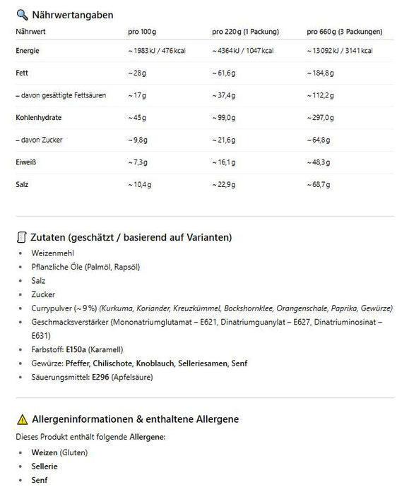 3x220g S&B GOLDEN CURRY BLACK- Japanese Curry Mix - vegetarian no meat contained - Geschmack: Hot