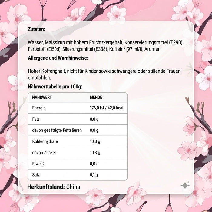 Coca-Cola Peach Special Edition (China) 12x500ml – Erfrischungsgetränk mit Pfirsichgeschmack – MHD 02.2024