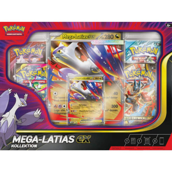 Pokémon TCG: Mega-Latias-ex Collection | Mega-Entwicklung Sammelkarten - Deutsch Edition