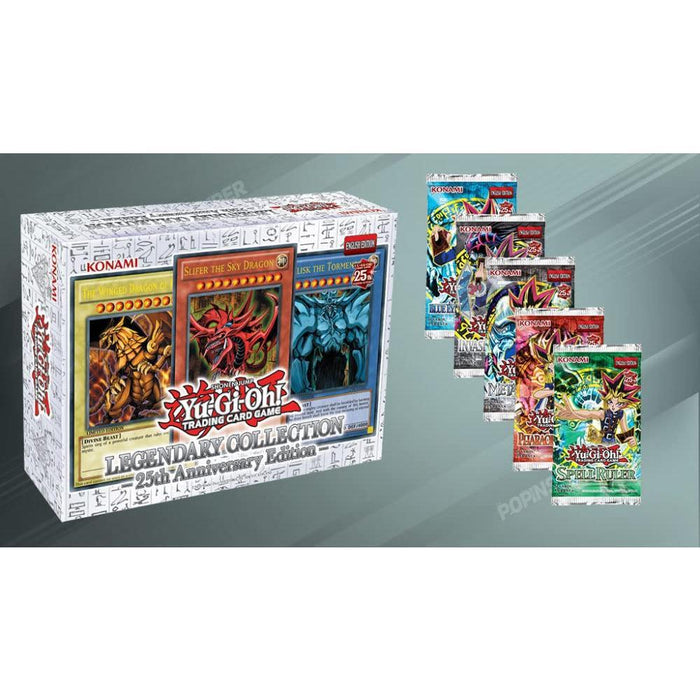 Legendary Collection : 25th Anniversary Edition YGO! - 1.Edition - Englisch + Heartforcards® Versandschutz