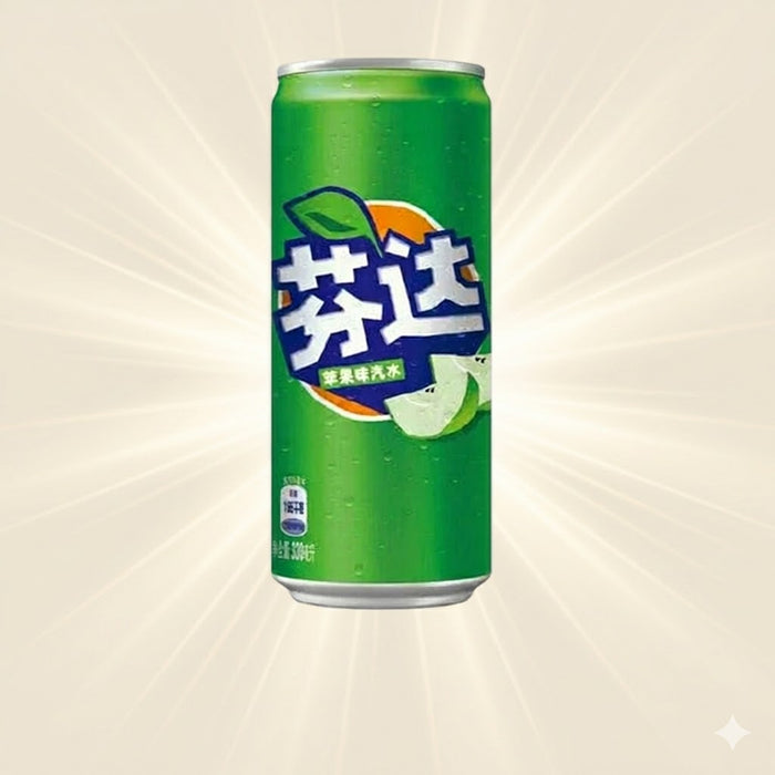 Fanta Apple (China) – Erfrischende Apfel-Limonade (330ml)