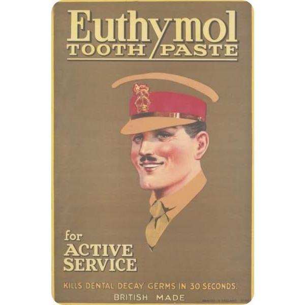 Thymol Zahnpasta - Fluoridfreie Original Vintage Toothpaste 75 ml - Perfekte Reinigung für Ihre Zähne - Antiseptische Rezeptur - Frischeerlebnis - Mundhygiene