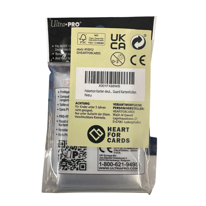 TCG Guru Perfect Size Fit Inner Sleeves  Soft Sleeves Größe: 64x89mm