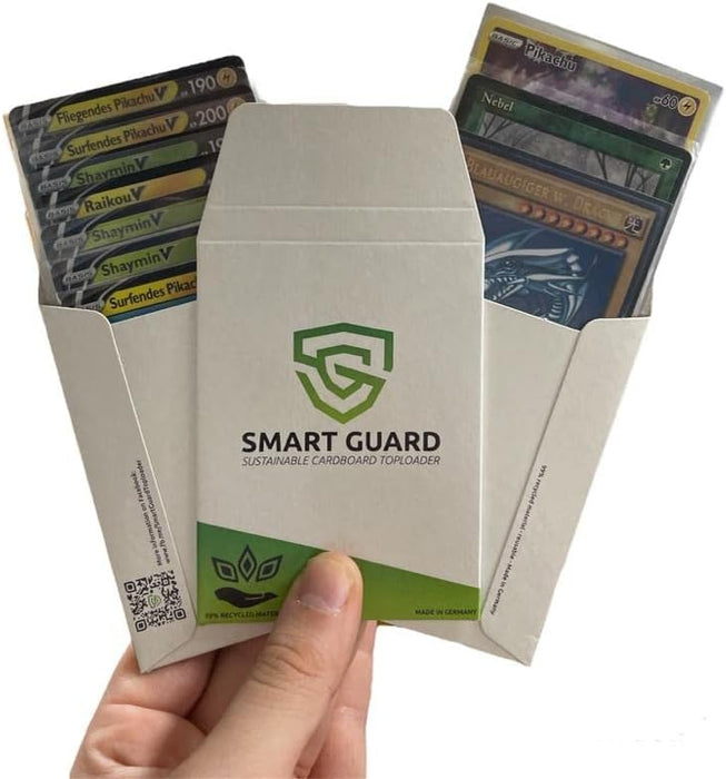 Smart Guard Toploader Sustainable Cardboard 99% Recycled Toploader Für Sammelkarten Spielkarten + Heartforcards® Versandschutz