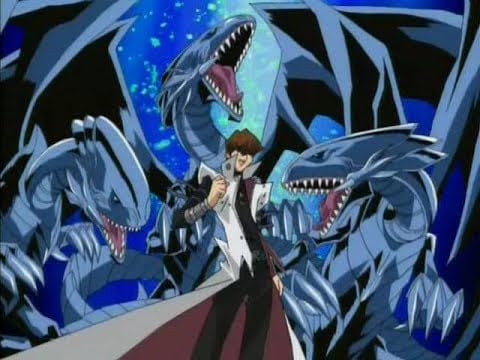 Kaiba-Set- 3 Blauäugige Weiße Drachen + 1 Blauäugiger Ultimativer Drache ORICA - Original Anime Karte - Alle Teile enthalten + Heartforcards Versandschutz