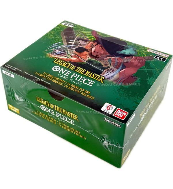 OP-12 Legacy of the Master ONE PIECE CARD GAMES- Display mit 24 Boostern - EN+ Heartforcards® Versandschutz