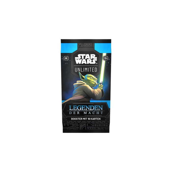 Star Wars: Unlimited – Legende der Macht 3er Booster Pack – Trading Card Game – 16 Karten pro Booster – Deutsch