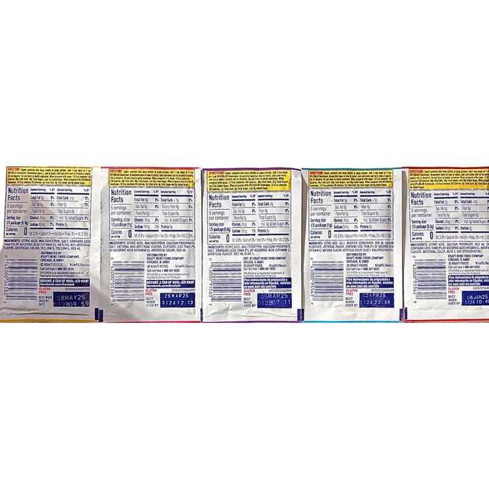 5er Probierpack – Kool‑Aid Ungesüßtes Drink Mix Pulver | 5×3,9 g | alle 5 Geschmacksrichtungen