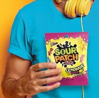 3er Sour Patch Überraschungspaket Saure Gummibärchen – 3×102 g Beutel | 10 mögliche Sorten | Extra sauer & fruchtig