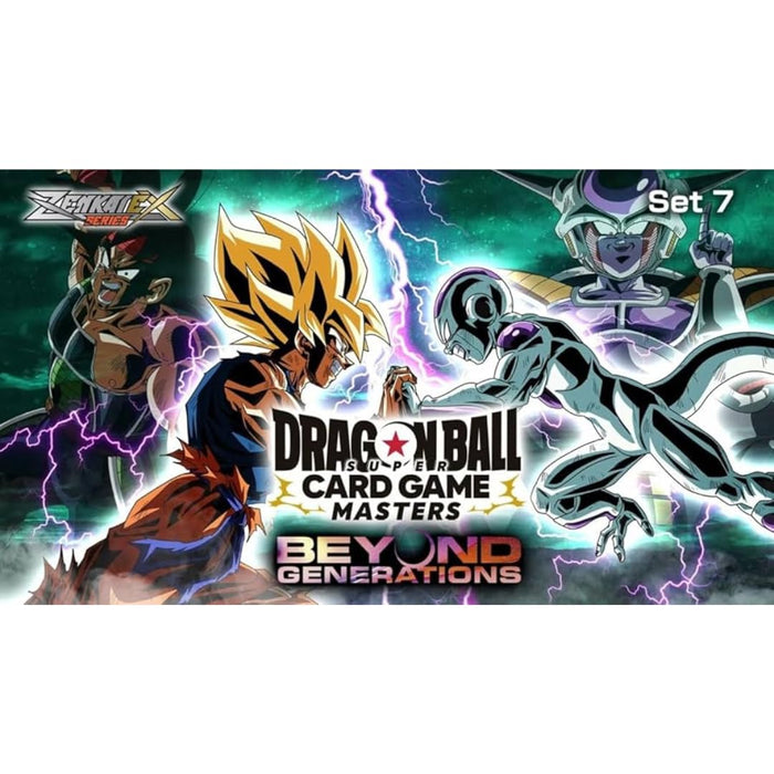 Dragon Ball Super TCG – Masters: Zenkai Series EX Set 07 „Beyond Generations“ Display – 24 Booster (Englisch)