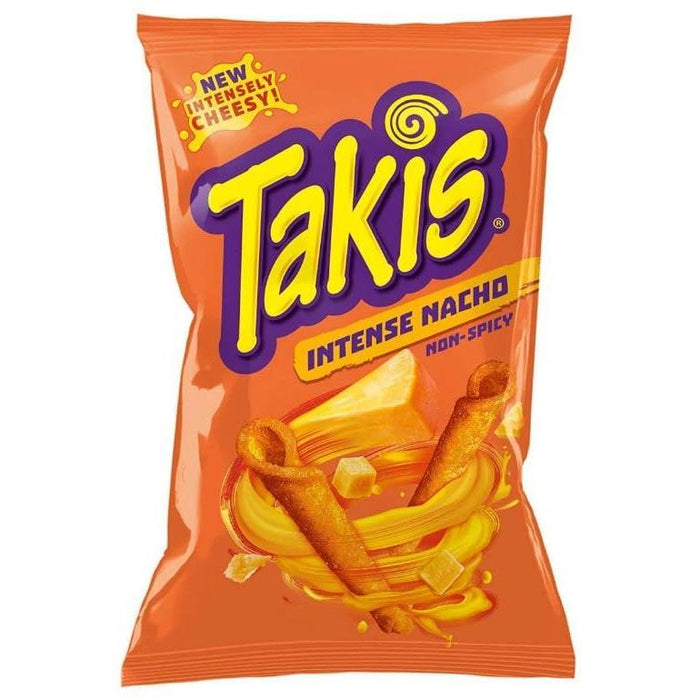 2x100g TAKIS INTENSE NACHO - leckere Tortilla Chips treffen auf geschmackvollen Käse