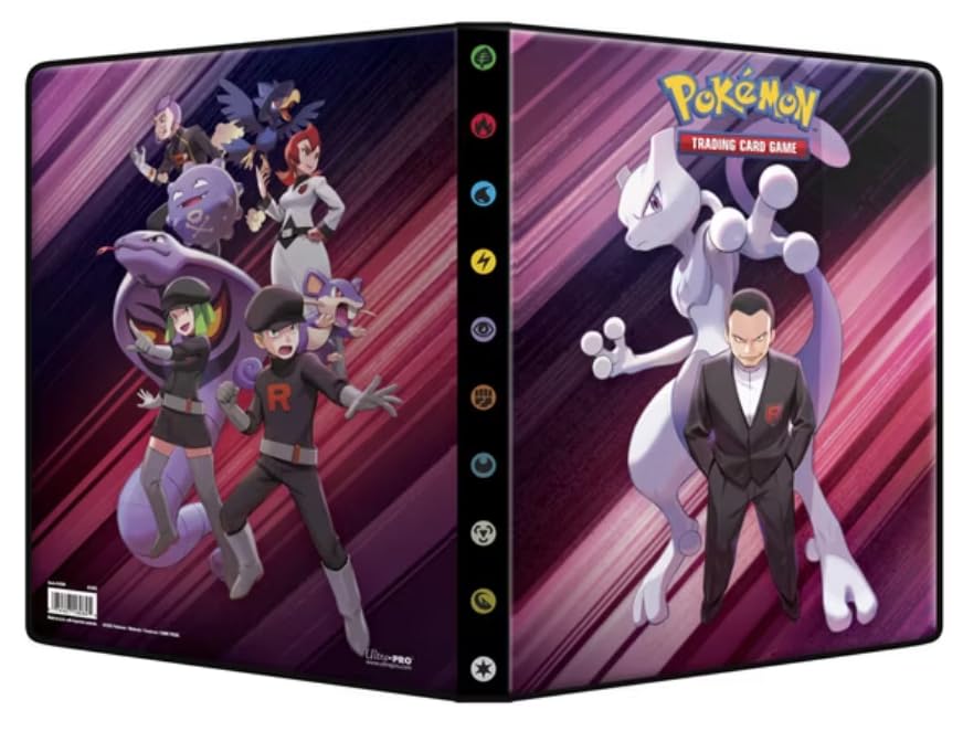 Pokémon KP10: Ewige Rivalen – 9-Pocket Portfolio | Platz für 126–252 Karten | Offizielles Album im Karmesin & Purpur Design
