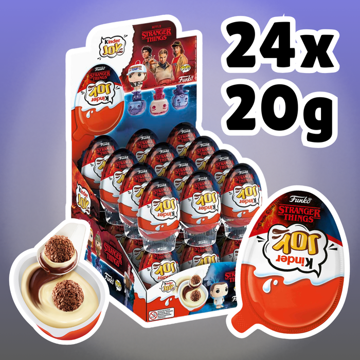 Kinder Joy Stranger Things Überraschungsei – 24er Pack Sammler-Edition