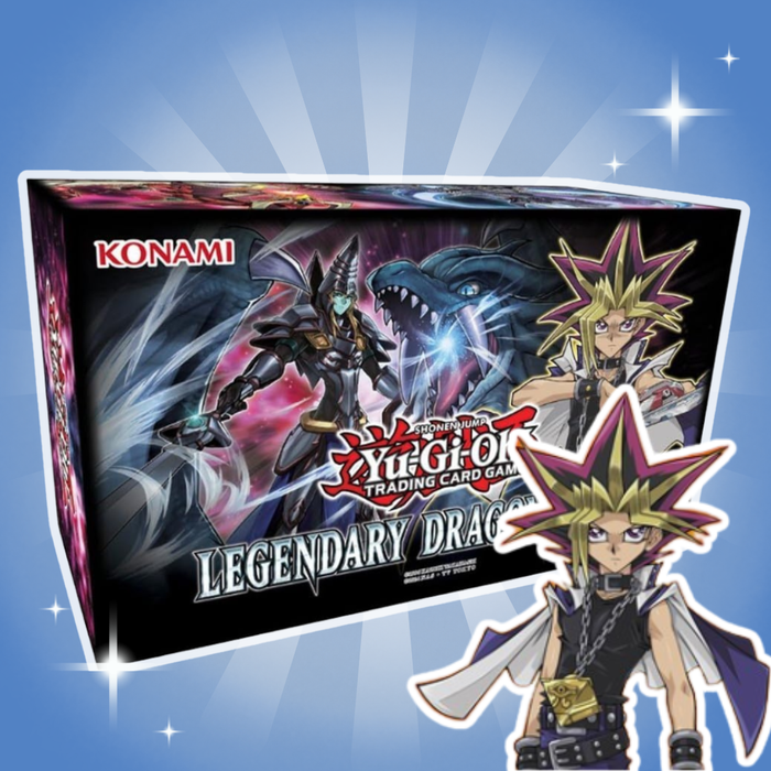 Yu-Gi-Oh! Legendary Dragon Decks Box Set Englisch – 3 Drachendecks, 153 Karten, inkl. Holo-Karten