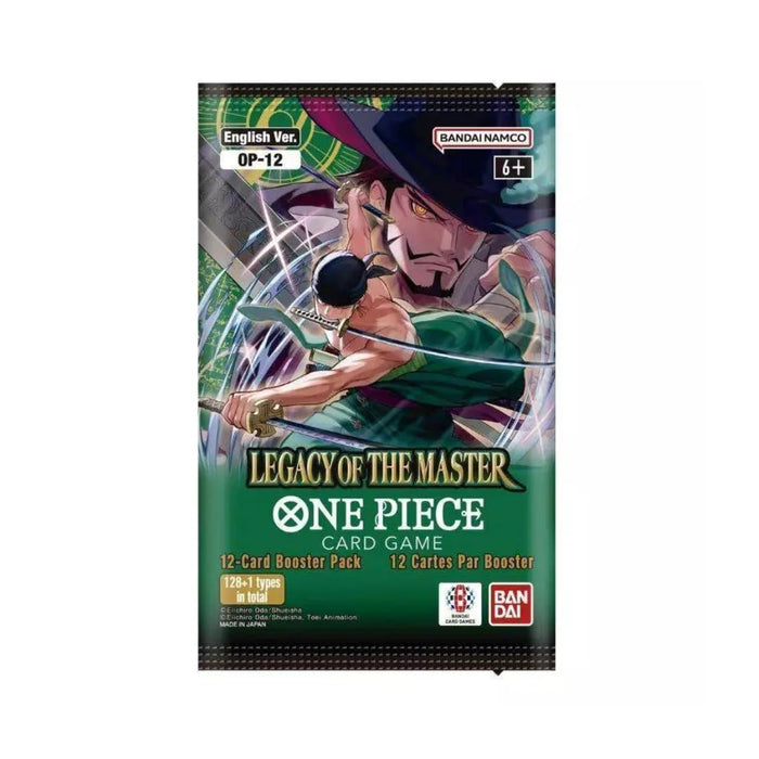 One Piece TCG – Legacy of the Master (OP-12) Booster Pack – 12 Karten | englische Version