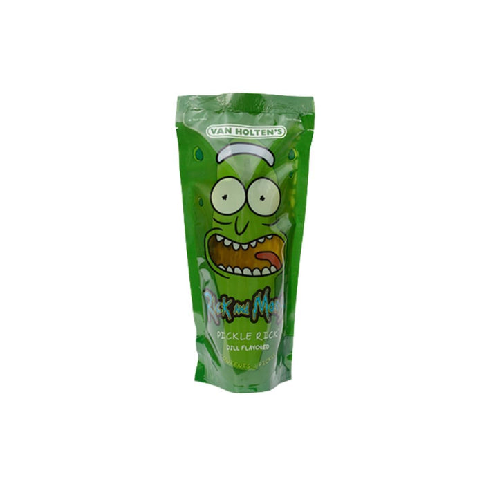 5x Van Holten's Pickle – Pickle Rick, Sour Sis, Hot Mama, Garlic Joe & Big Papa – Amerikanischer Snackklassiker – 5 x Einzelverpackt