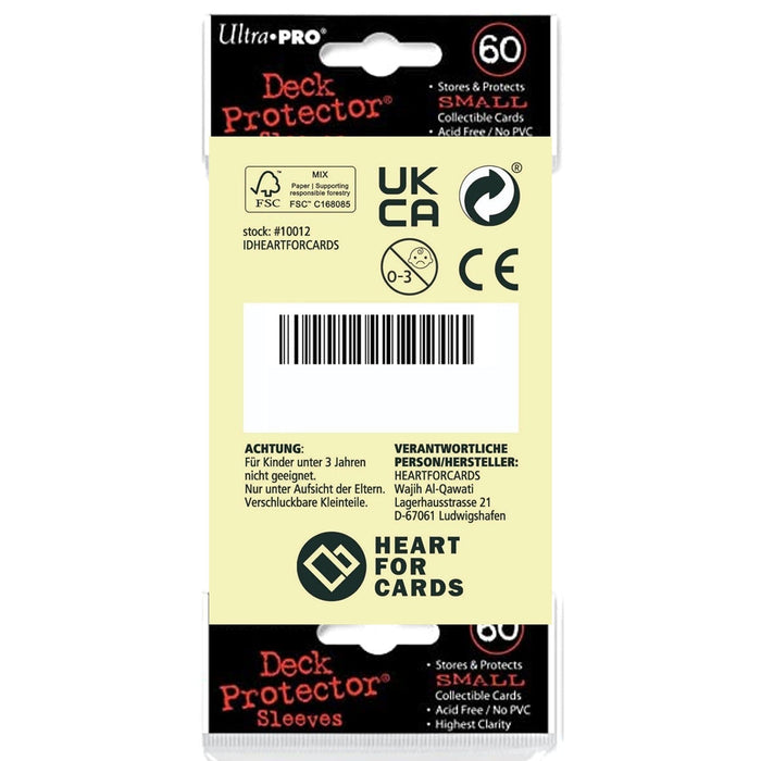 2x Ultra Pro Clear Regular Toploader 3" x 4" 25-Count per Pack + Heartforcards®Versandschutz