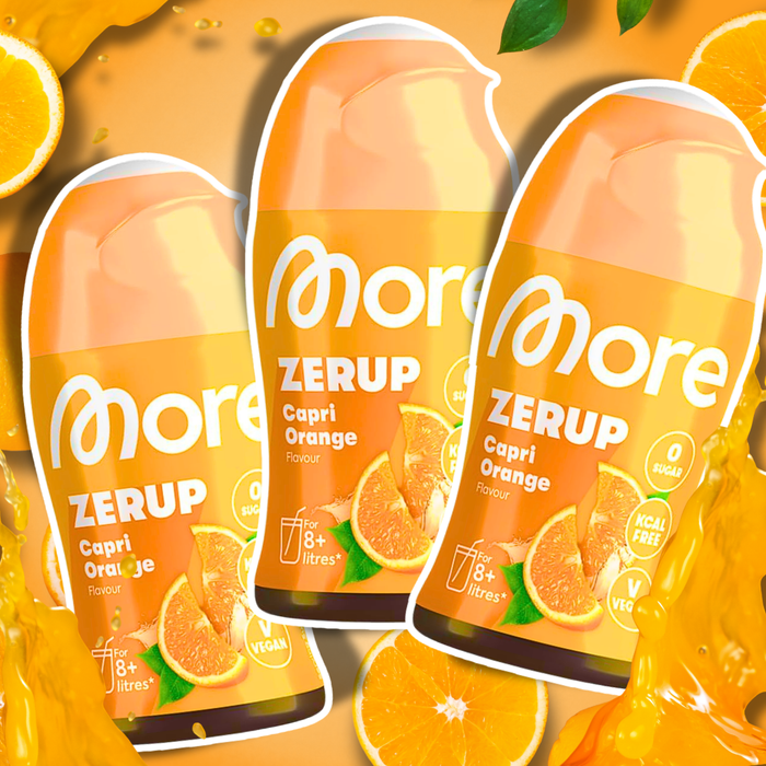3x MORE Zerup Zero Sirup 65 ml – Zuckerfreier Getränkesirup, verschiedene Geschmacksrichtungen zur Auswahl