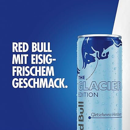 Red Bull Glacier Ice – 250 ml Dose | Limitierte Edition | Erfrischender Ice-Boost