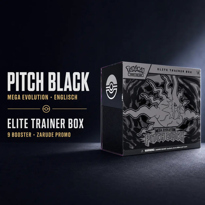 Pokémon TCG: Mega Evolution 05 - Pitch Black Elite Trainer Box (Englisch)
