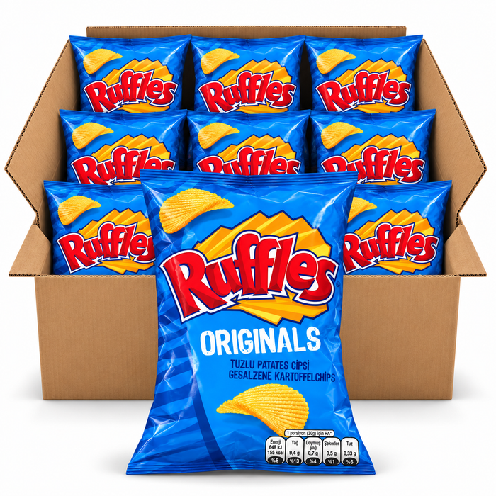 Ruffles Originals 10er-Vorratskarton – 10 × 150 g