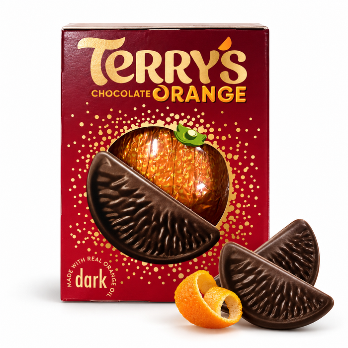 Terry’s Chocolate Orange Dark – Dunkle Schokolade mit echtem Orangenöl – 145 g