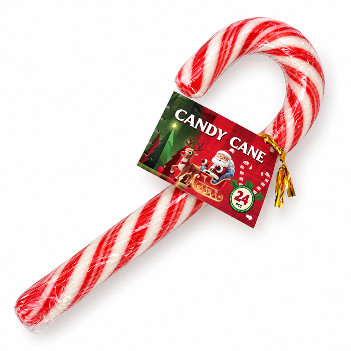 Candy Cane – Zuckerstange mit Minzgeschmack, 60 g