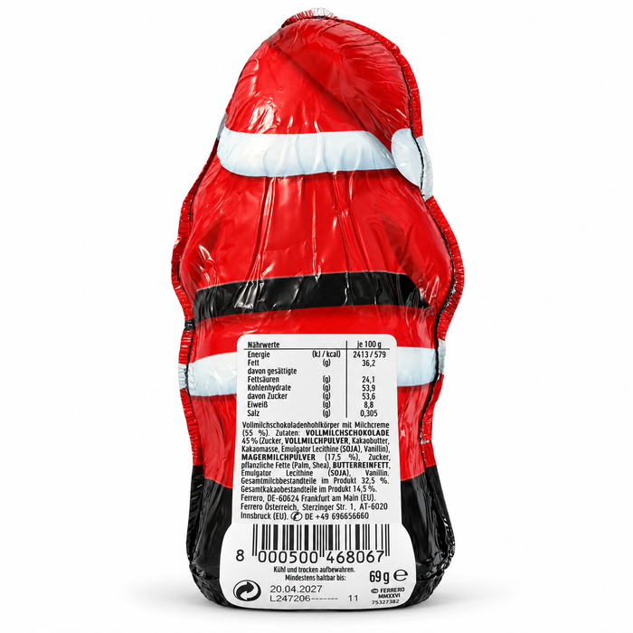 Kinder Weihnachtsmann mit Rentier – 69 g