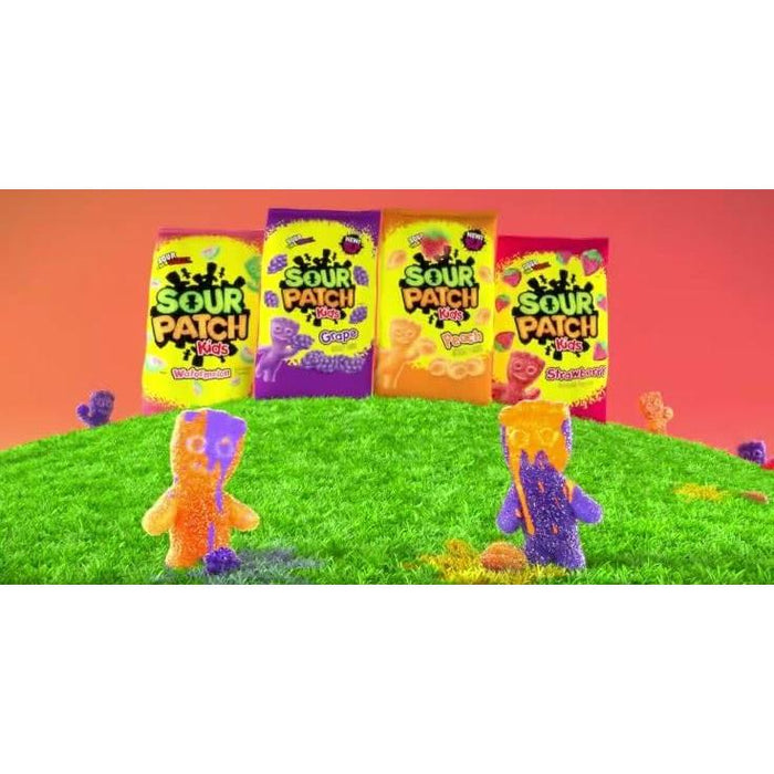 3er Sour Patch Überraschungspaket Saure Gummibärchen – 3×102 g Beutel | 10 mögliche Sorten | Extra sauer & fruchtig