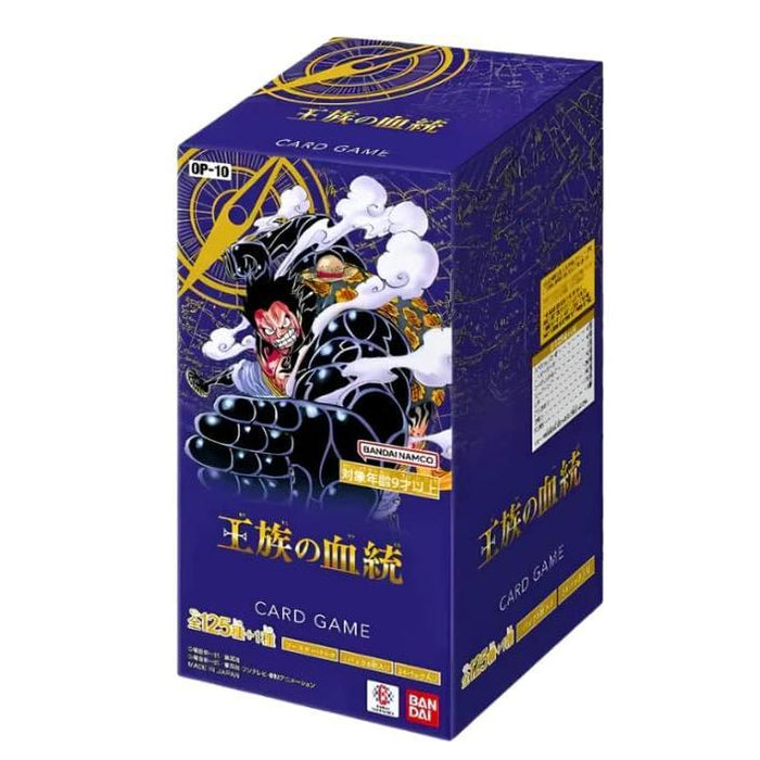 OP-10 Royal Blood – One Piece Card Game Booster Box (Japanische Version) + Heartforcards® Versandschutz