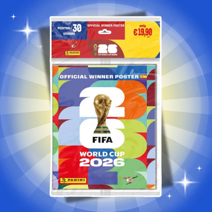 FIFA World Cup 2026 Winner Set Sticker Poster – 30 Sticker + Winner Poster