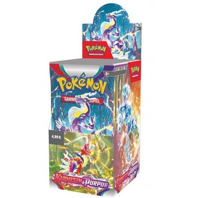 Pokémon Karmesin & Purpur - Display mit 18 Booster Packs - Deutsch