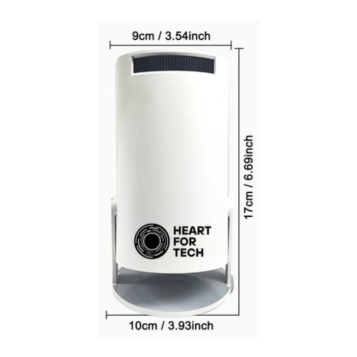 Mini Beamer 4K Unterstützt | Full HD 1080P | Android 13 | WiFi 6 | Bluetooth 5.3 | 8000 Lumen | Auto-Keystone | 200" Display | HDMI & USB | Heimkino Projektor