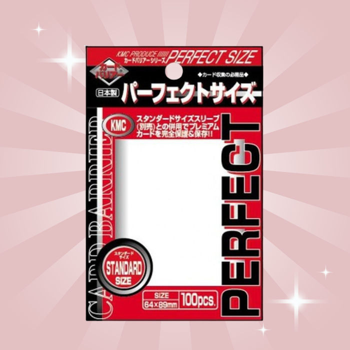 1x KMC Standard Sleeves – Perfect Size (100 Sleeves) – Standard Sleeves für Sammelkarten & TCG